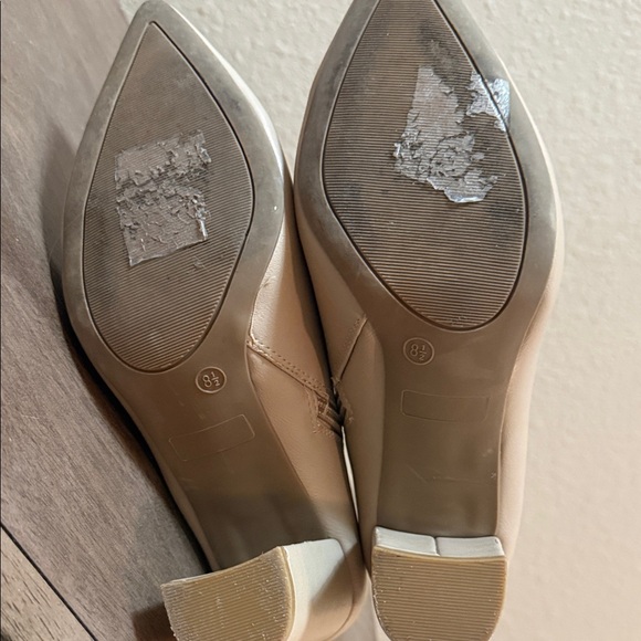 SHEIN Cream Heeled Boots - Picture 3 of 5